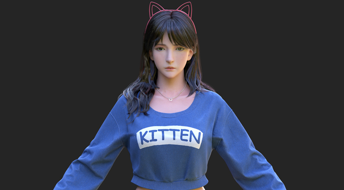女性角色制作流程
