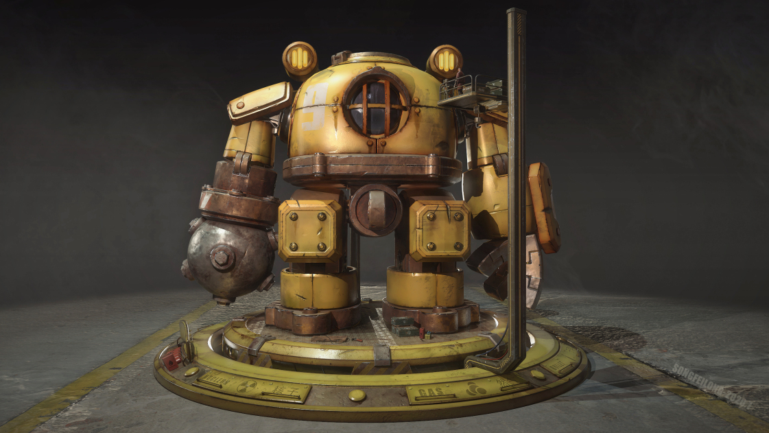 古月次世代学员宋飞龙作品机甲